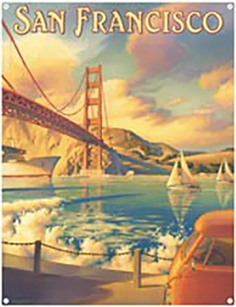Placa Decorativa San Francisco