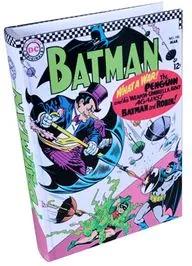 Caixa Decorativa Livro Batman e Robin com Coringa DC Comics