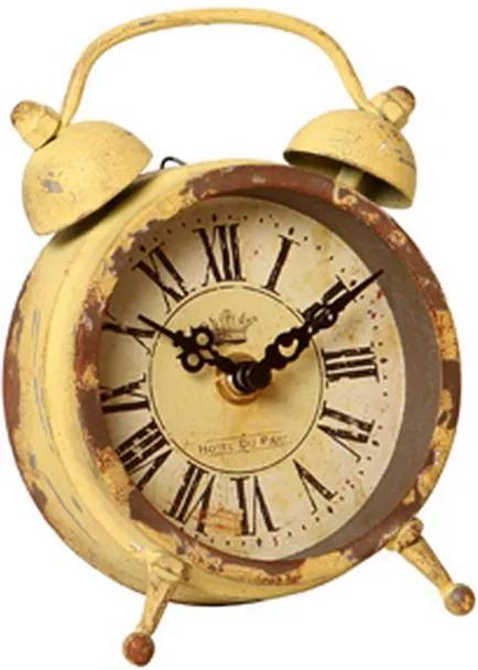 Relógio de Mesa Decorativo de Metal Horologius