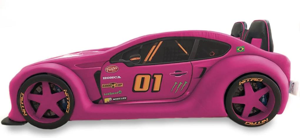 Cama Carro ZMax Racing - Pink