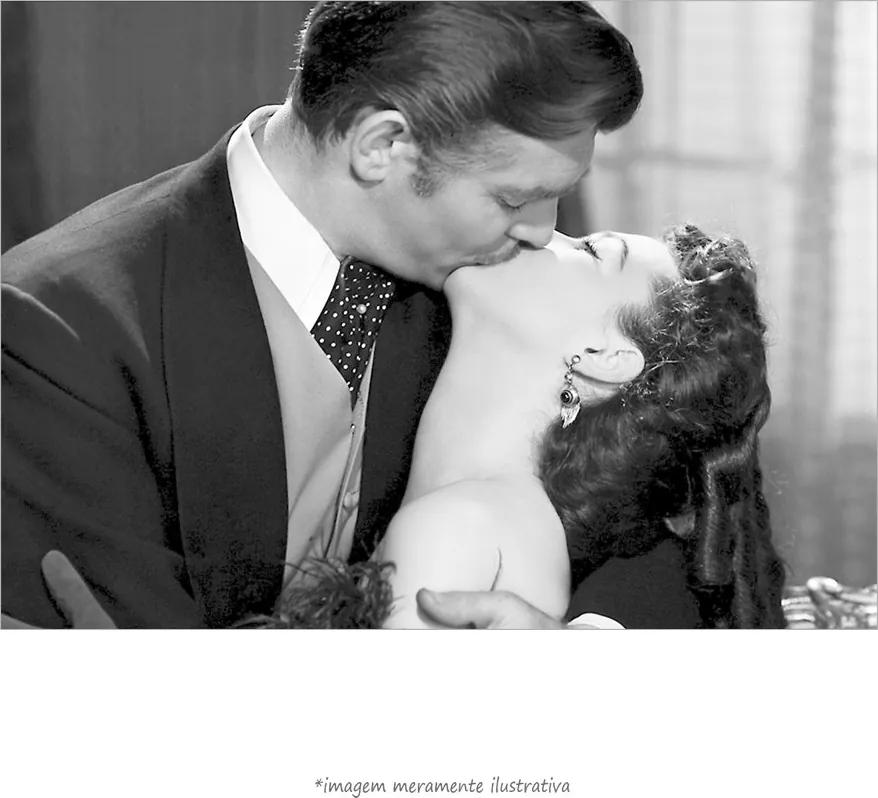 Poster Clark Gable E Vivien Leigh - Beijo (20x30cm, Apenas Impressão)