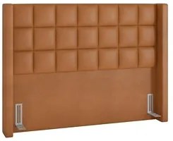 Cabeceira Cama Box King 195cm Pisa P02 Sintético Caramelo - Mpozenato