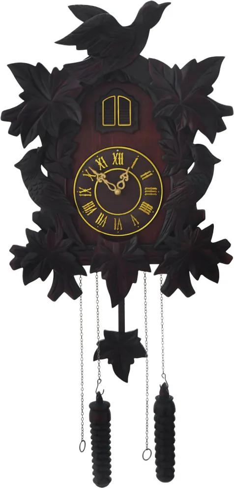 Relógio de Parede em Madeira com Pêndulo
