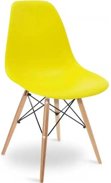 Cadeira Elegance Eames Eiffel, Amarelo