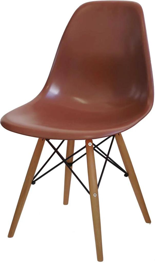 Cadeira Eames DKR Café OR Design Marrom