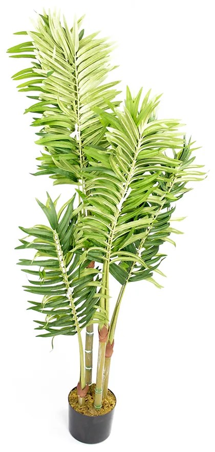 Palmeira Planta Artificial Decorativa Areca Verde 120x26 cm - D'Rossi