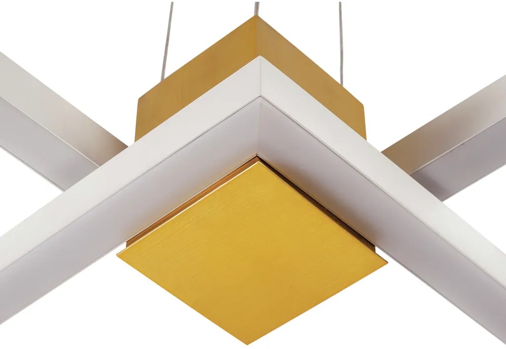Pendente Mira 67X67Cm Led 65,6W Bivolt | Usina 19272/67 (GF-M Grafite Metálico, 3000k)