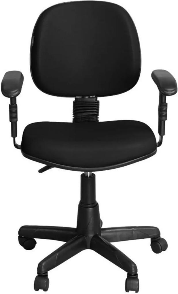 Cadeira Pethiflex CE-01BPBT Giratória Couro Preto