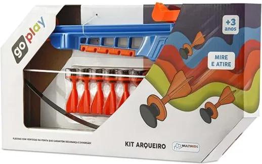 Go Play Kit Arqueiro Indicado para +3 Anos Azul/Laranja Multikids - BR953 BR953