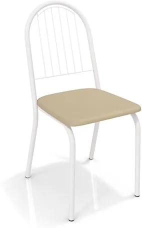 Cadeira Banner em Metal Branco - Nude
