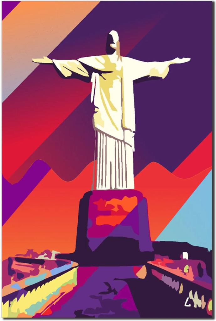 Quadro Decorativo Cristo Redentor Rio de Janeiro