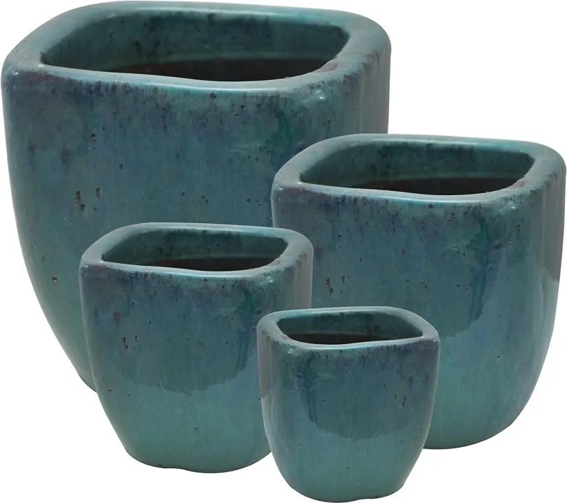 Vasos Vietnamitas em Cerâmica com 3 Peças