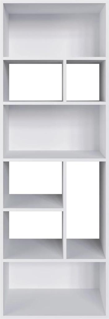 Estante Multiuso 160cm Modern Office 8 nichos Branco Estilare Móveis