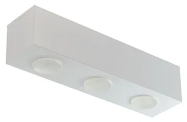 Plafon Sobrepor Aluminio 44Cm Granada - BRANCO