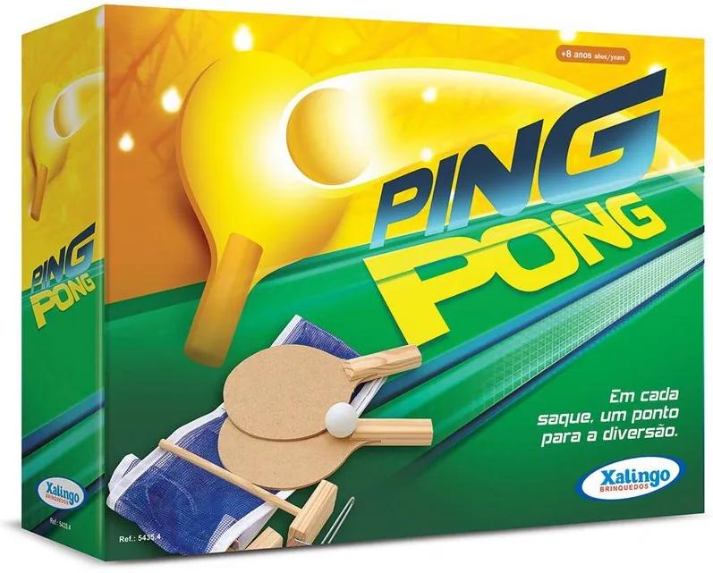 Conjunto de Ping-Pong - 6 peças - Xalingo