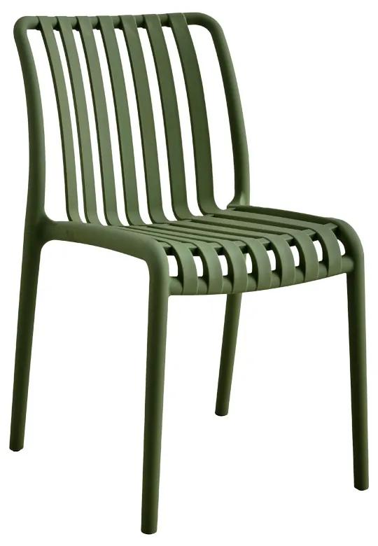 Cadeira Monobloco Área Externa Ipanema com Proteção UV Verde G56 - Gran Belo