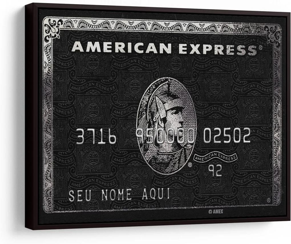 Quadro Personalizado Cartão American Express &bull;