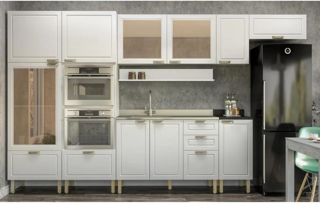 Cozinha Completa 9 peças Americana Multimóveis 5653MF Branco