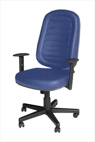 Cadeira Presidente Giratória Azul