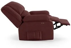 Poltrona do Papai Reclinável Pietra Power Touch Massagem FH9 Veludo Vi