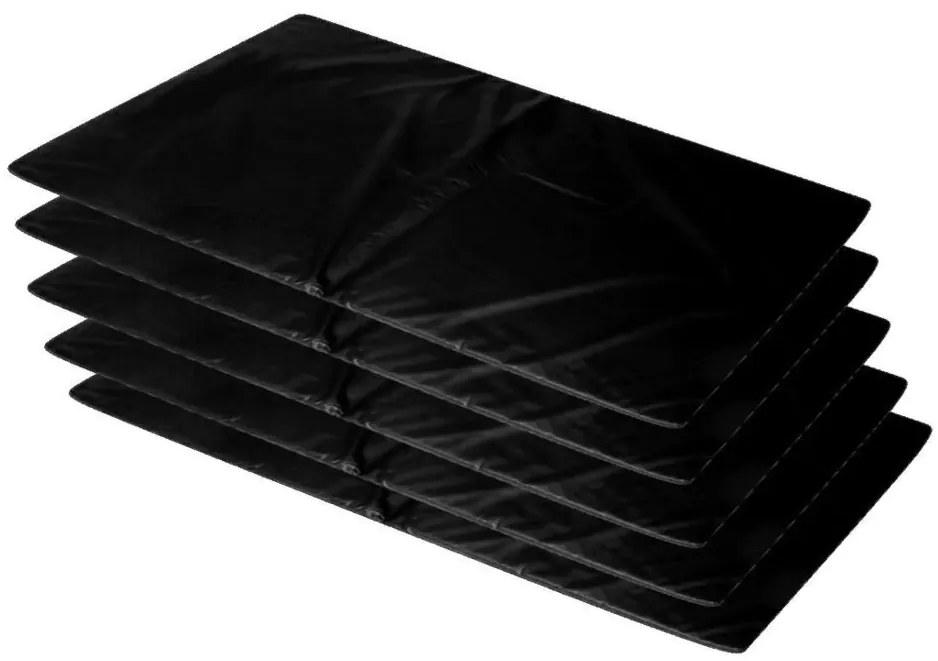 Kit 5 Colchonetes Para Ginástica, Academia 100 X 50 X 3 Cm - Orthovida (Bordô)