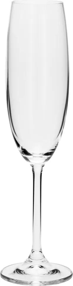 Conjunto 6 Taças de Cristal  Ecológico P/Champanhe – Linha Gastro/Colibri 220ml