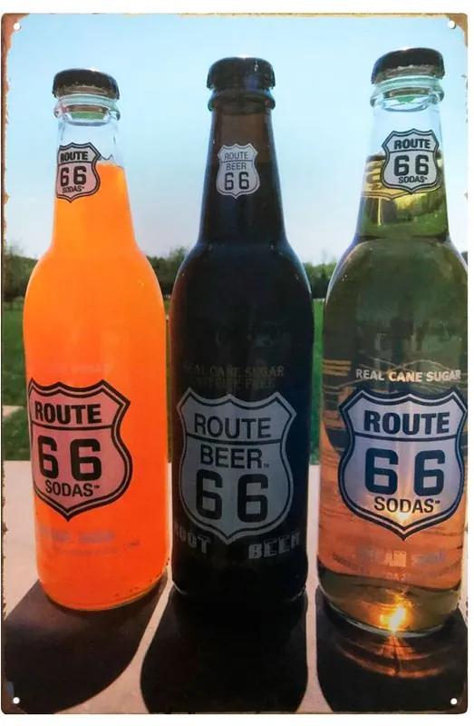 Placa Decorativa Route Beer 66