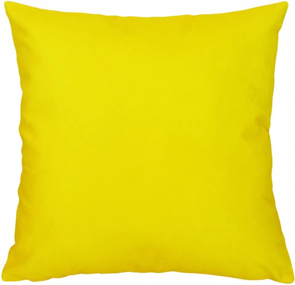 Capa De Almofadão Amarelo Suprema 60X60