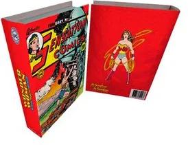 Caixa Livro Madeira Mulher Maravilha Vintage DC Comics