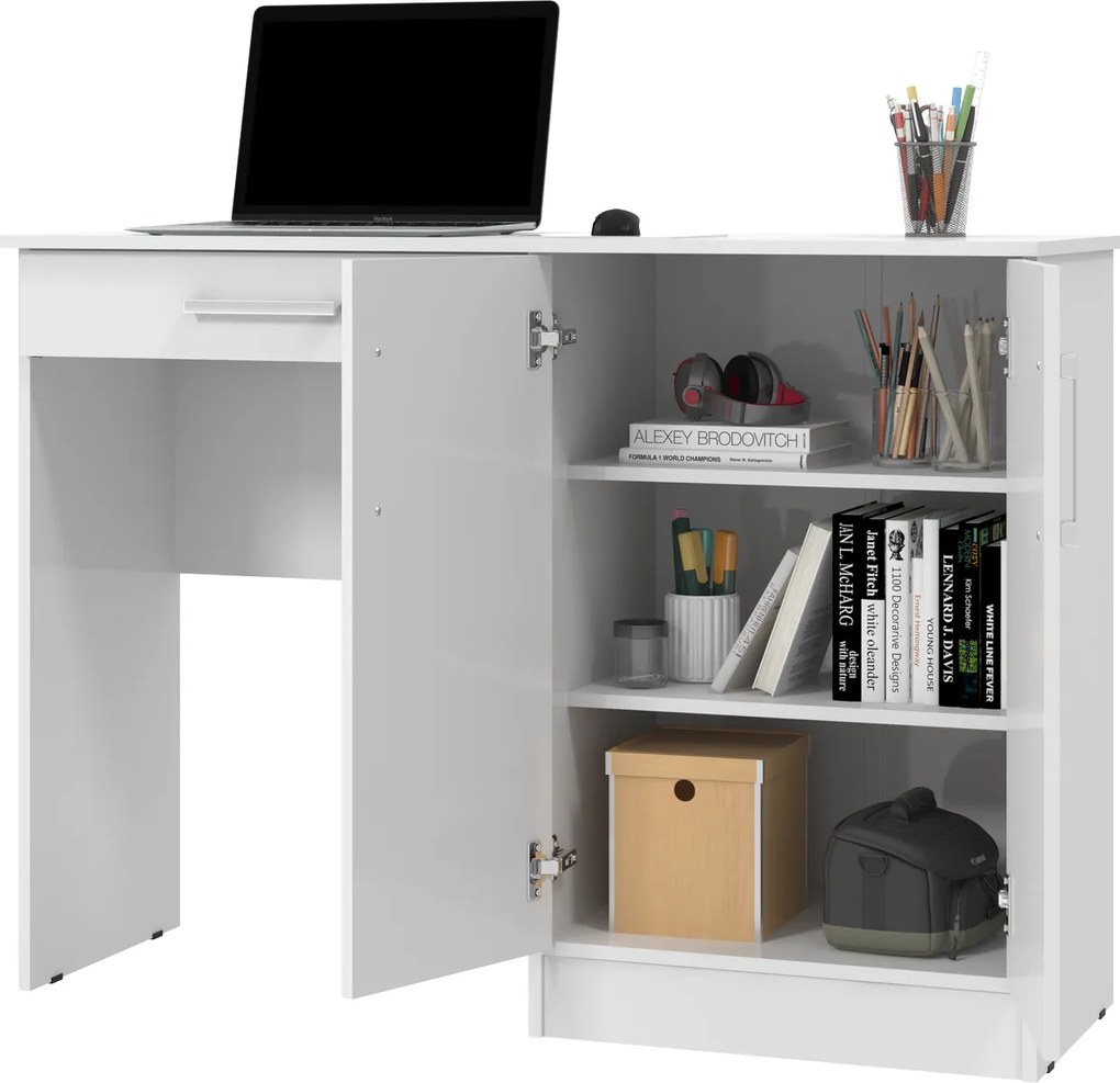 Mesa para Computador Space Branco - Patrimar Móveis