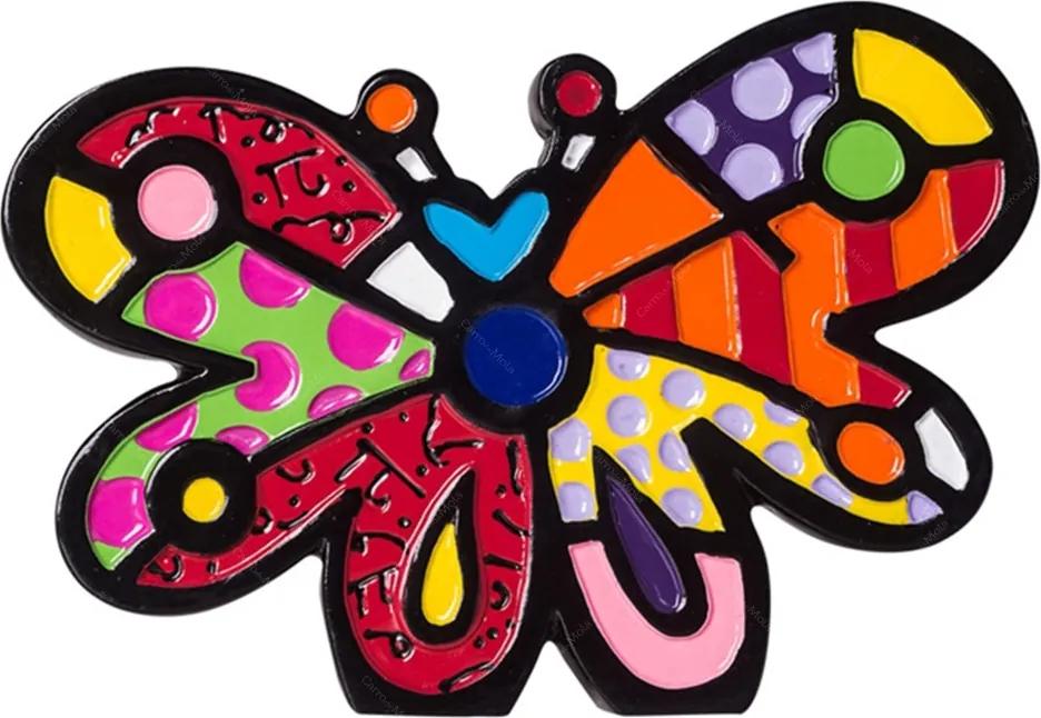 Estatueta Mini Figurine Butterfly - Romero Britto - 8x5 cm