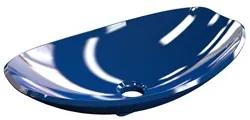 Cuba Pia de Apoio para Banheiro Canoa Luxo 45 C08 Azul Escuro - Mpozen