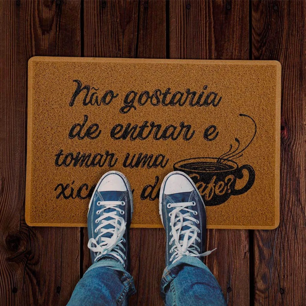 Capacho Gostaria de Tomar Uma Xícara de Café