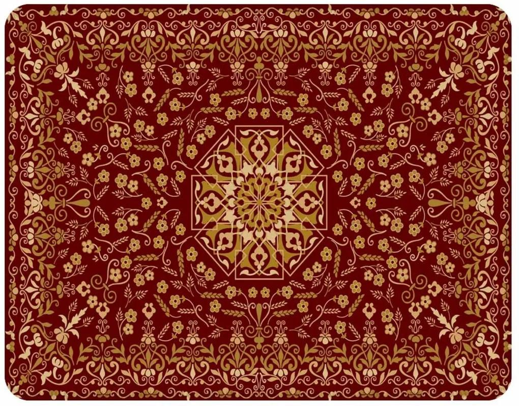 Tapete Love Decor Sala Wevans Rugs Persian Premium Vermelho Único