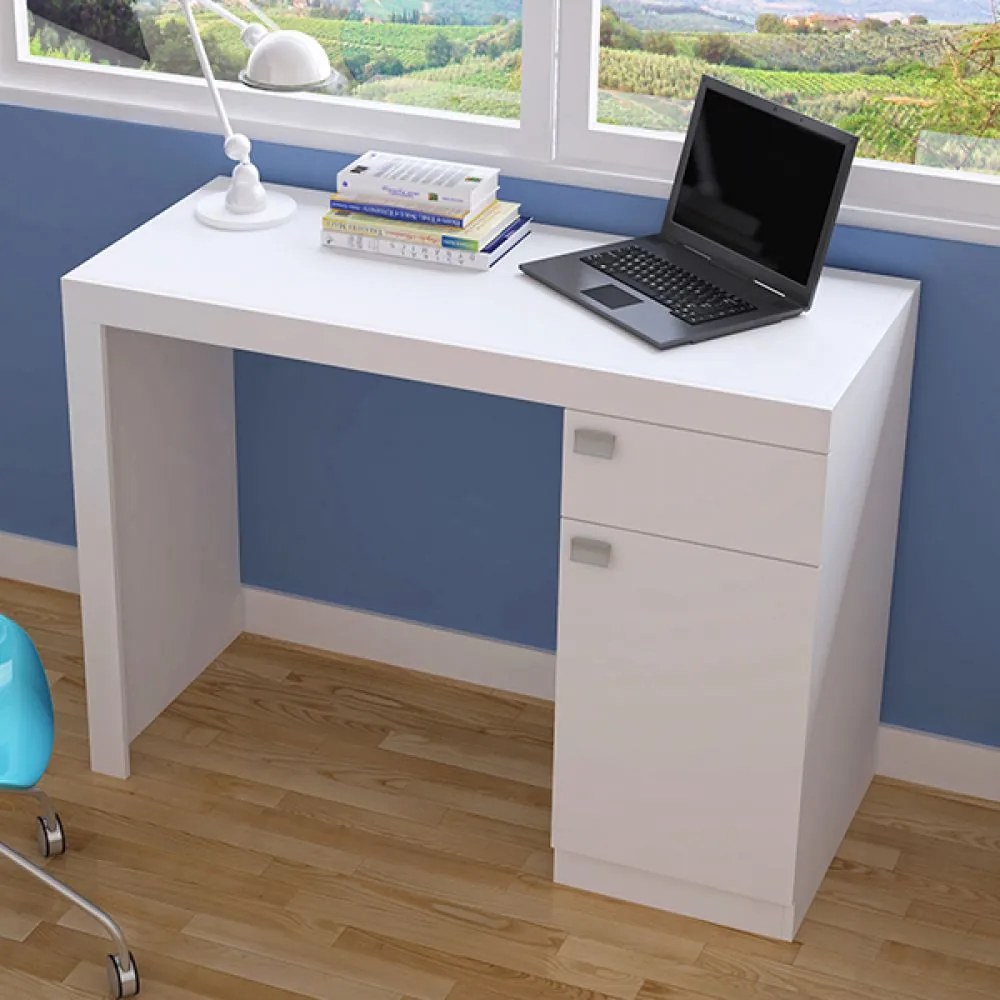 Mesa para Computador Bc 35 Branco - Brv Móveis