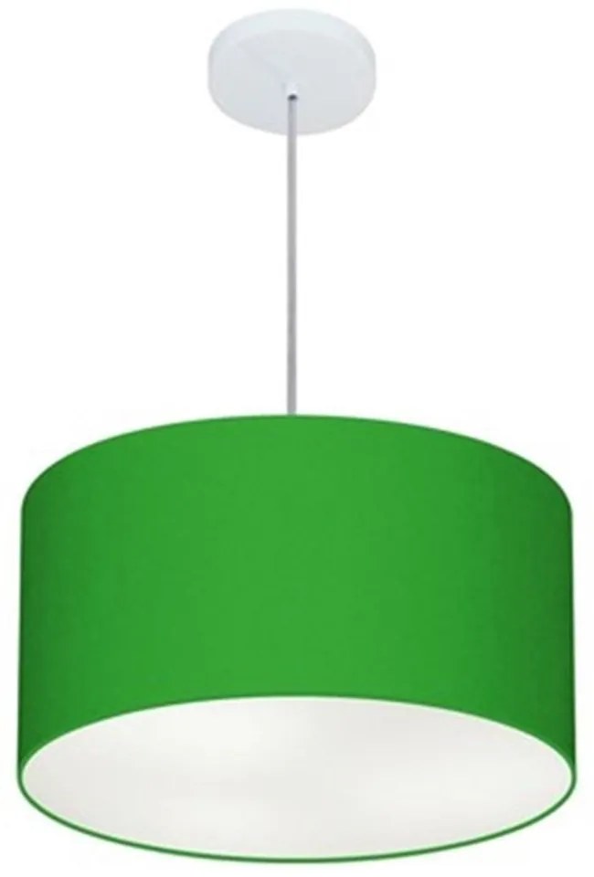 Pendente Cilíndrico Verde Folha MJ-4099 Para Mesa de Jantar e Estar