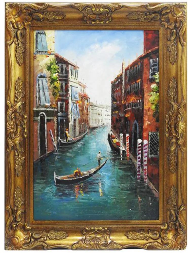 Quadro com Pintura á Óleo Veneza