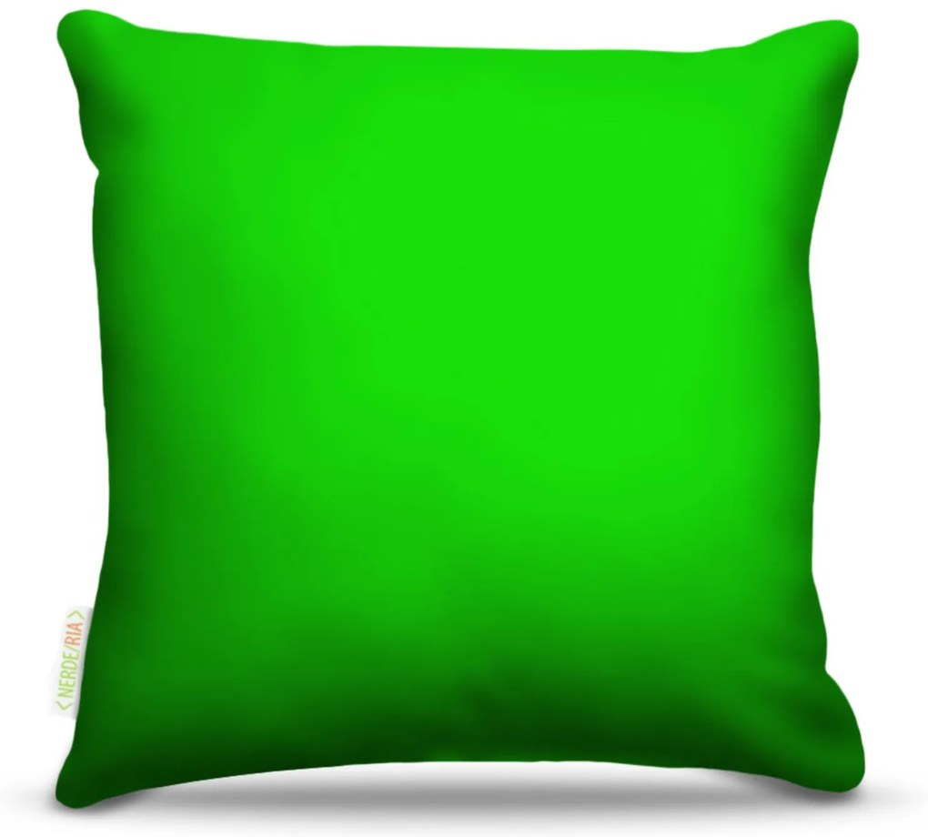 Almofada Verde Claro 45X45Cm Nerderia Multicolorido