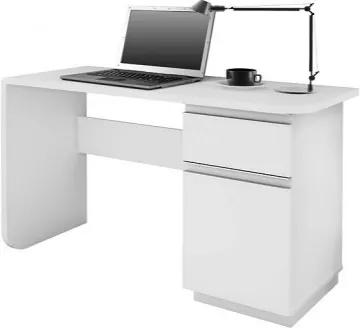 Escrivaninha Office Click Tampo Branco Brilho