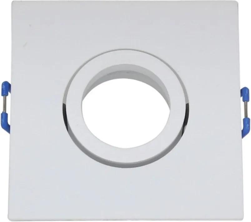Plafon Embutir Aluminio Branco 7,9cm