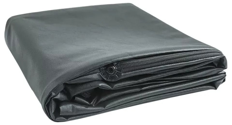 Capa Impermeável Para Colchão Solteiro 188X88X20Cm Em Napa Hospitalar... (Preto)