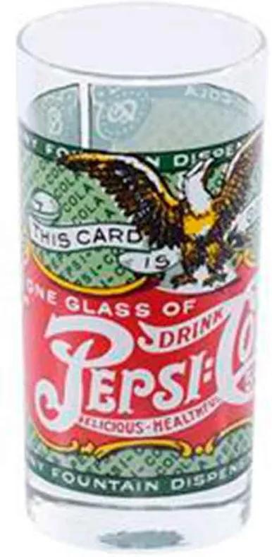 Copo De Vidro Pepsi Cola Retrô Verde
