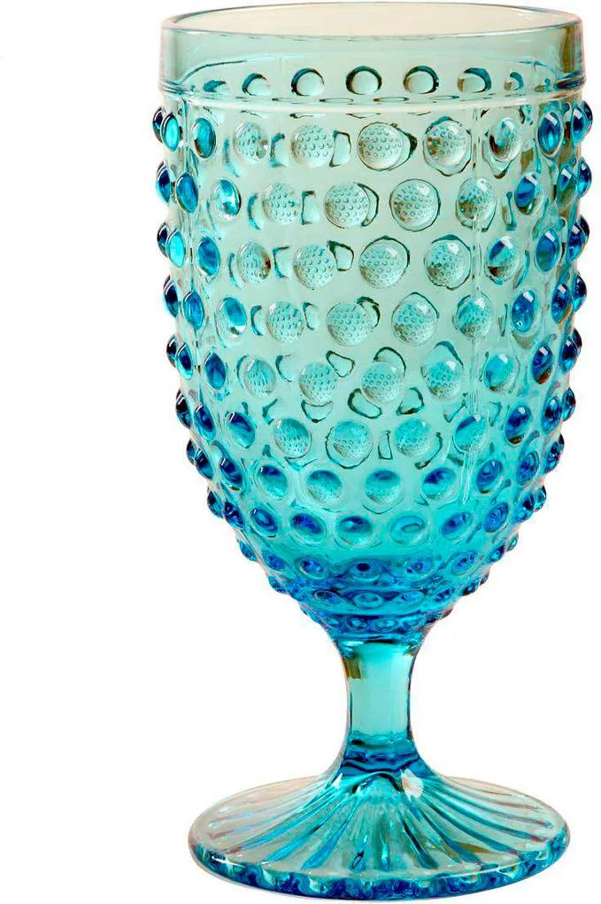 Taças para Champanhe Hobnail Azul - 350ml
