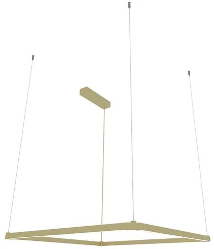 Pendente Led Aluminio Acrilico 30,4W 3000K Fit15 - DOURADO