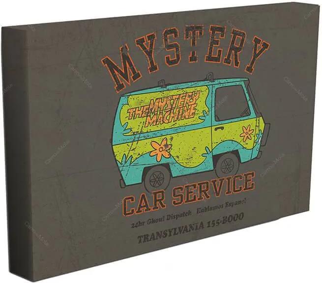 Tela Hanna Barbera Scooby Mistery Machine Car Service Colorido - Urban