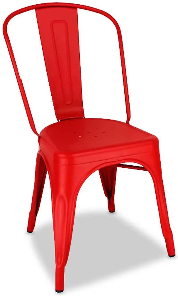 Cadeira Industrial Vermelha