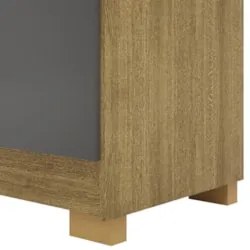 Guarda Roupa Casal 218cm 6 Portas Bolty Nature/Alasca V02 - Mpozenato