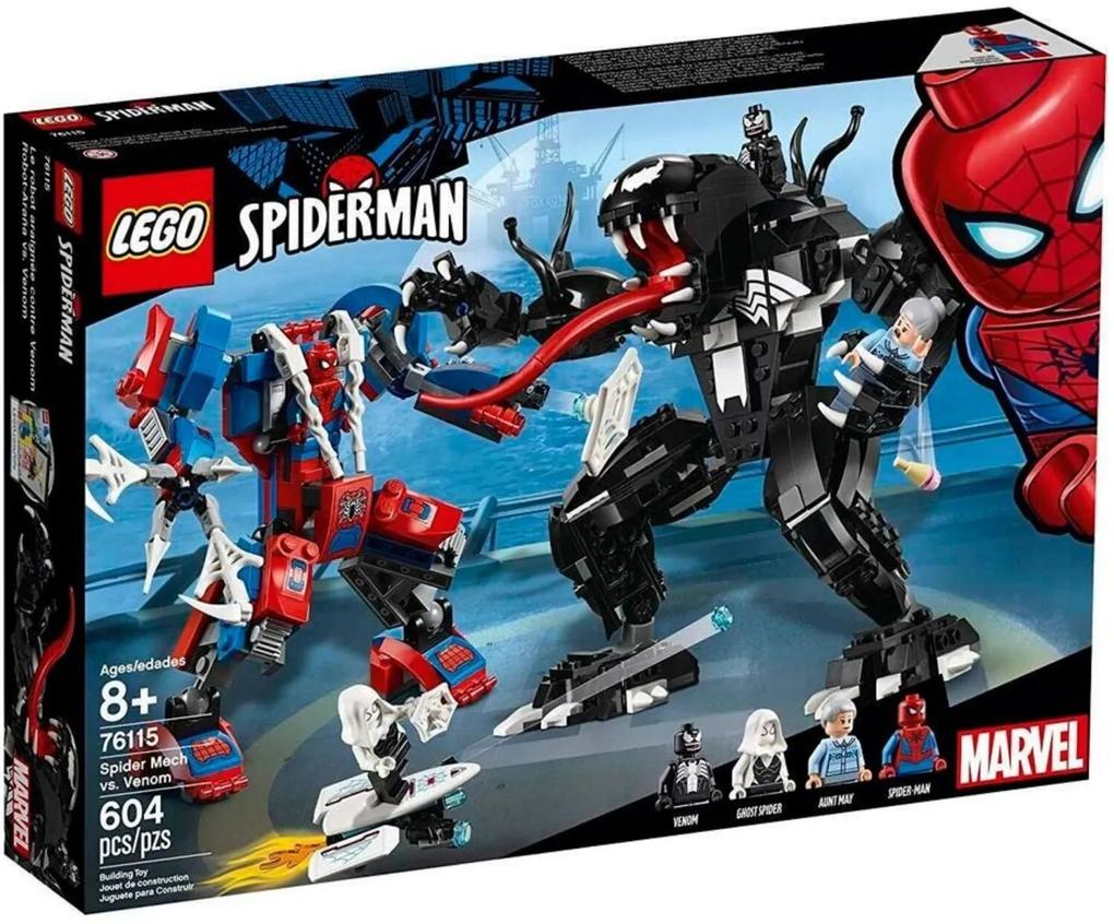 Lego Super Heroes 76115 Robô Aranha vs Venom - Lego
