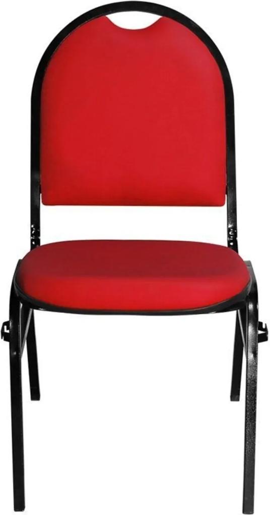Cadeira Pethiflex Essencial Hot Fixável Couro Vermelho
