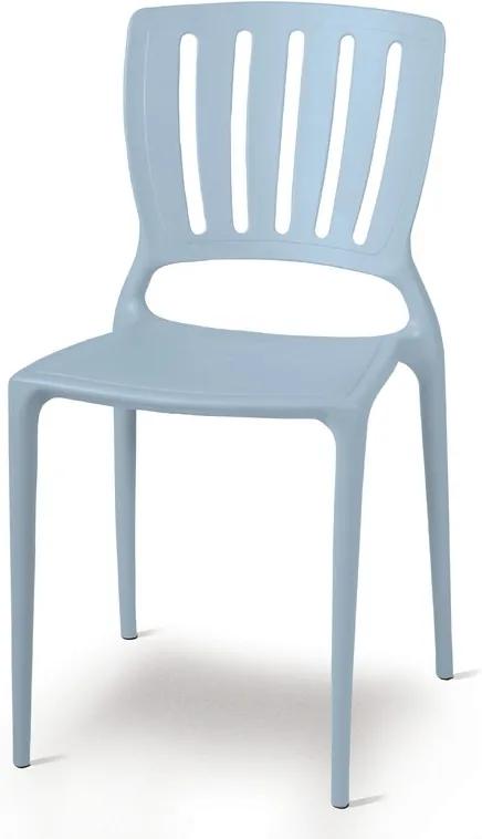 Cadeira Sofia Encosto Vertical Azul Summa - Tramontina